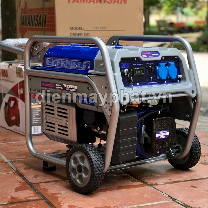 Máy Phát Điện Chạy Xăng Hakuda 3Kw HKD 8300EX Đề