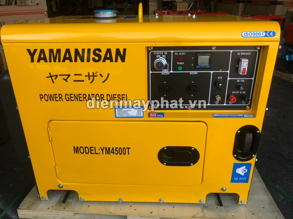 Máy Phát Điện Chạy Dầu Yamanisan 3Kw YM4500T