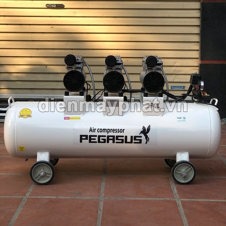 Máy Nén Khí Không Dầu Pegasus 3HP 120L TM-OF750x3-120L