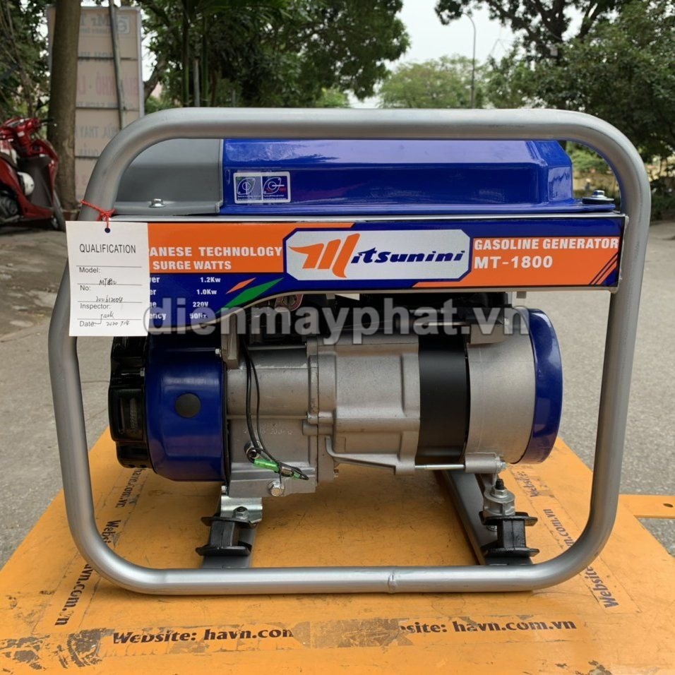 Máy Phát Điện Chạy Xăng Mitsunini 1.3Kw MT-1800