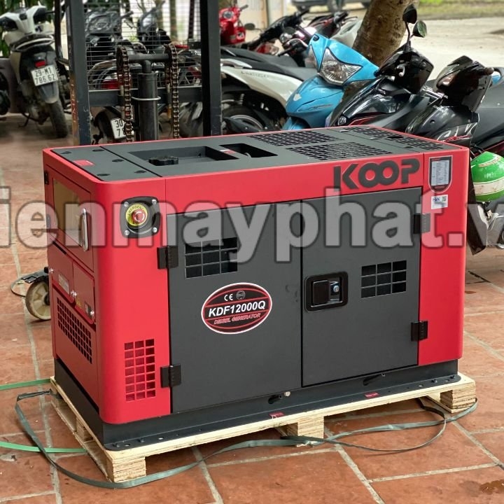 Máy Phát Điện Chạy Dầu Koop 10Kw KDF12000Q