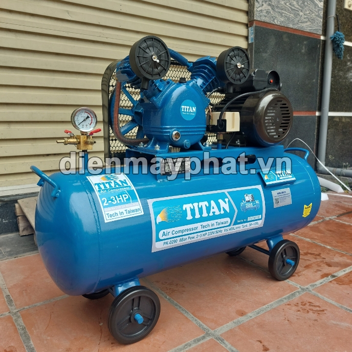 Máy Nén Khí Dây Đai Titan 3Hp 90L PK-0290