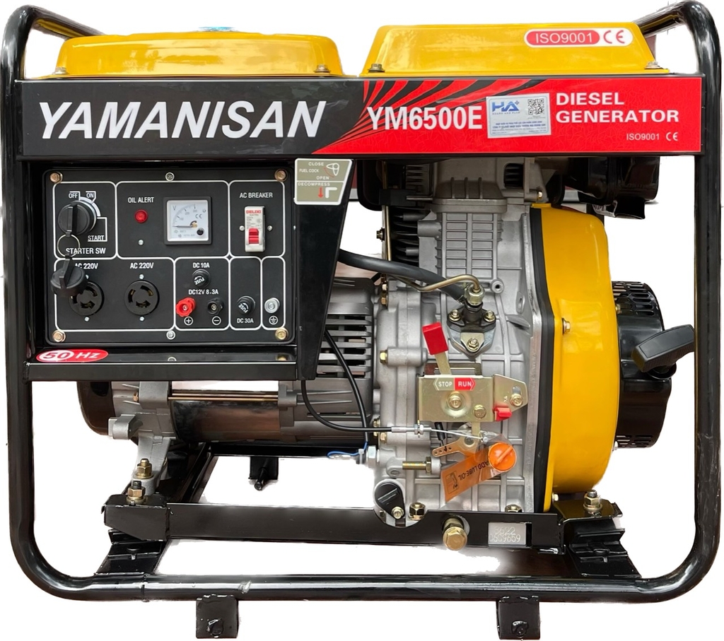 Máy Phát Điện Chạy Dầu Yamanisan 5Kw YM6500E