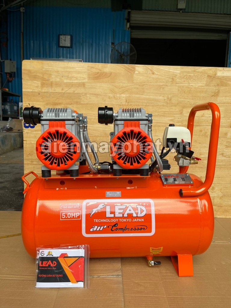 Máy Nén Khí Không Dầu Lead 5HP 50L LE 50-50