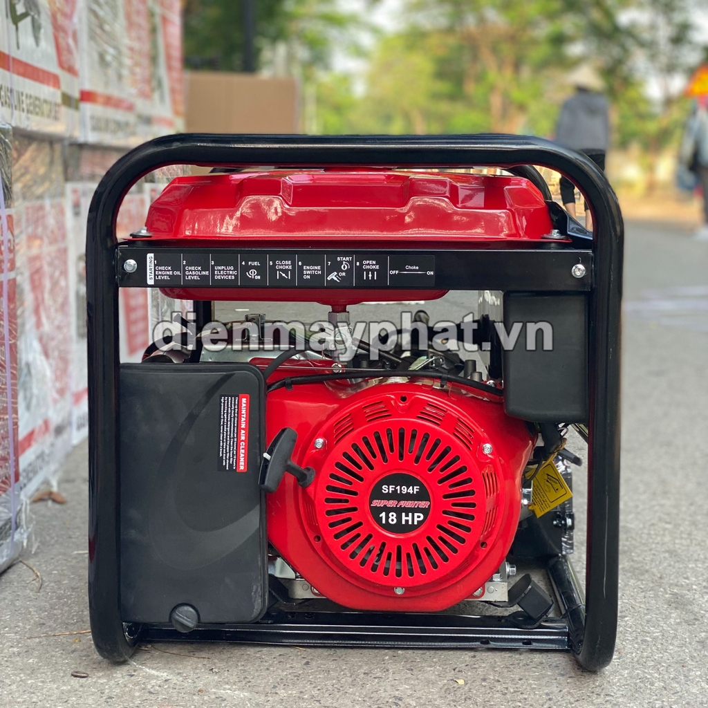 Máy Phát Điện Chạy Xăng Super Fighter 9Kw SF10000E Đề