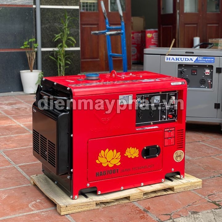 Máy Phát Điện Chạy Dầu Hoàng Anh 5Kw HA6700T