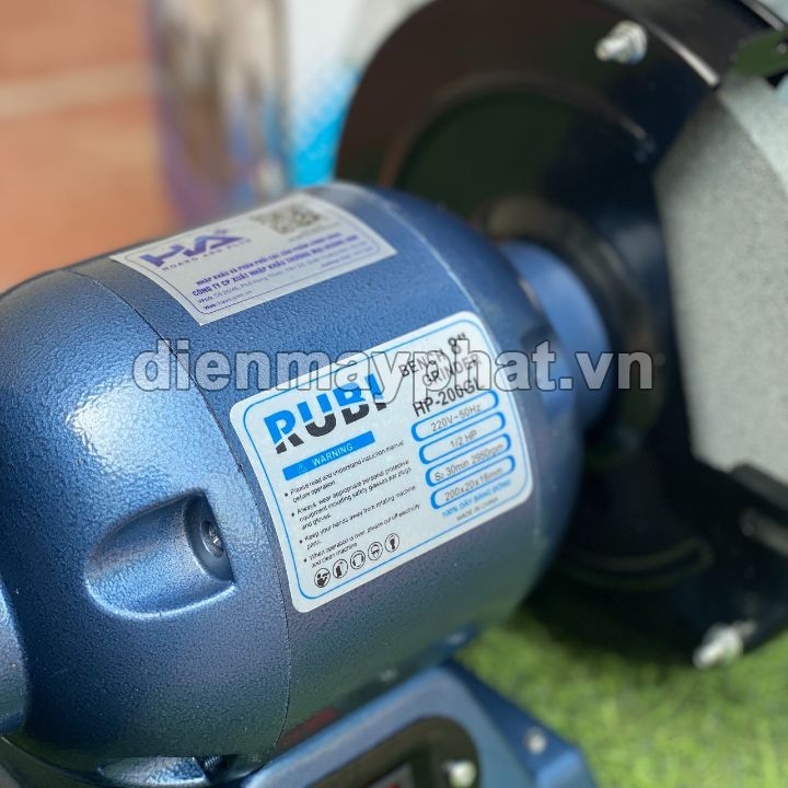 Máy Mài Hai Đá 1/2HP Rubi HP-200GL