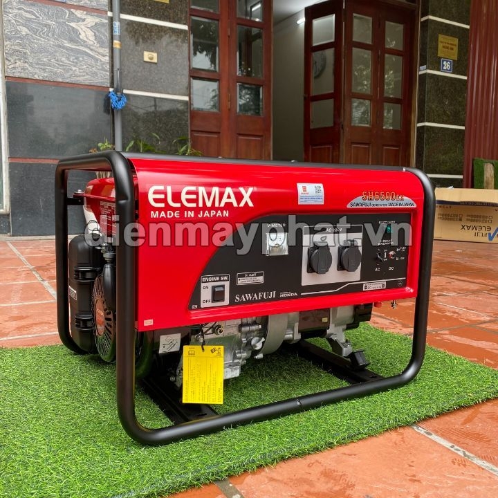 Máy Phát Điện Chạy Xăng Elemax 5KVA SH6500EX