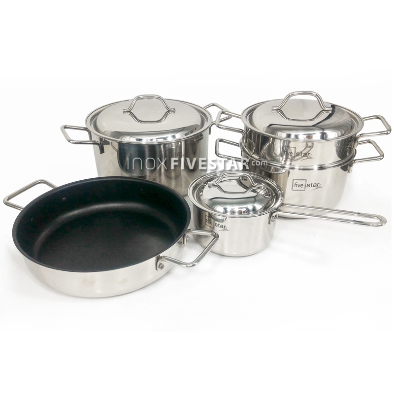 Bộ Nồi Xửng Hấp Quánh Chảo Chống Dính