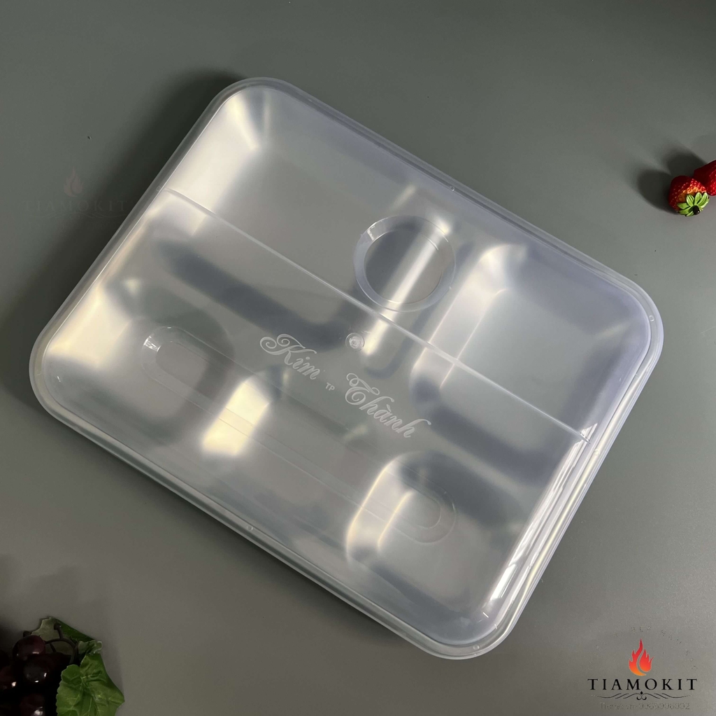 Khay inox chia cơm 6 ngăn Kim Thành Sus 201 (6N2KT)