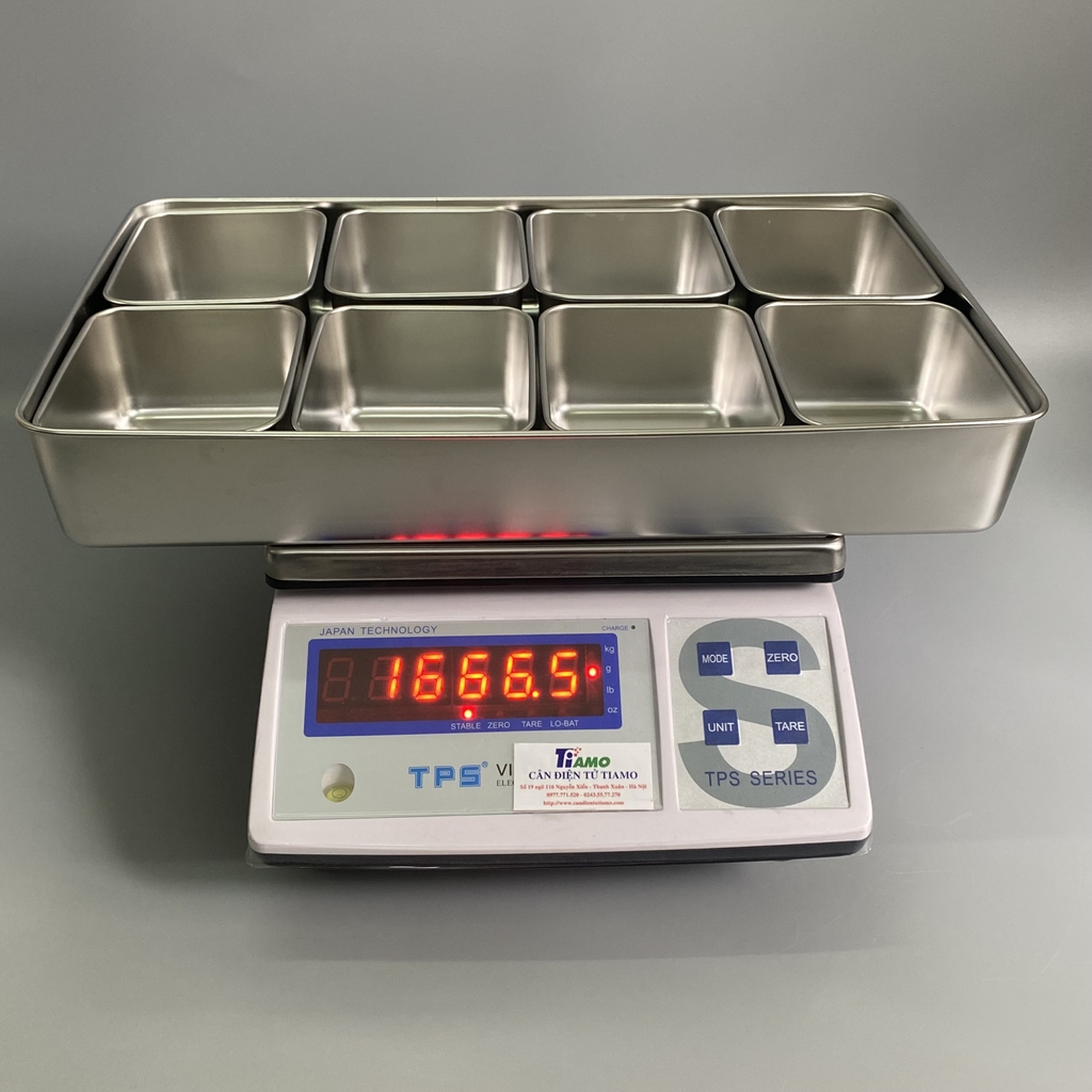 Khay gia vị 8 ngăn Inox 201