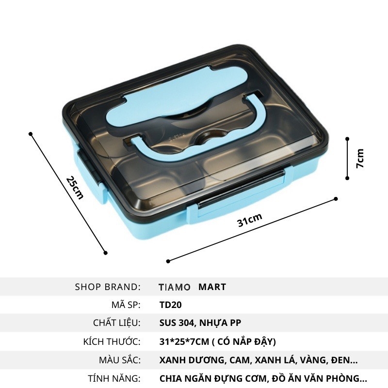 Khay cơm K19 inox 304