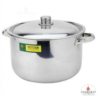 Nồi 1 đáy nắp inox Vietcook