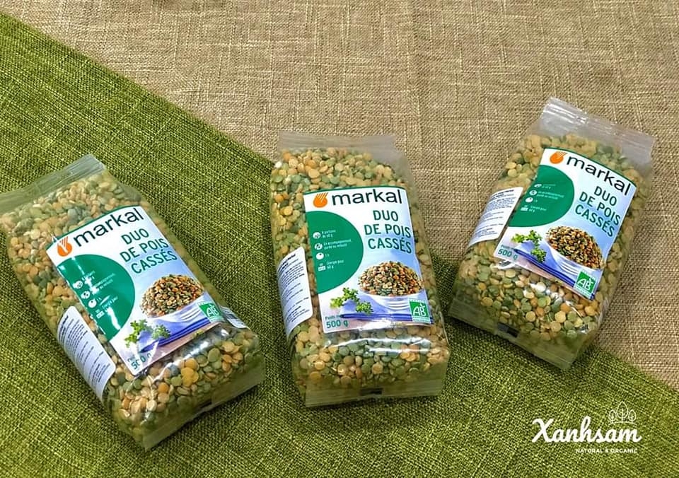 ĐẬU HÀ LAN HỮU CƠ - Markal - Pháp -  500gr