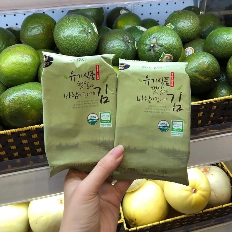 RONG BIỂN ĂN LIỀN hữu cơ 40.5gr - ManJun Foods - Hàn Quốc