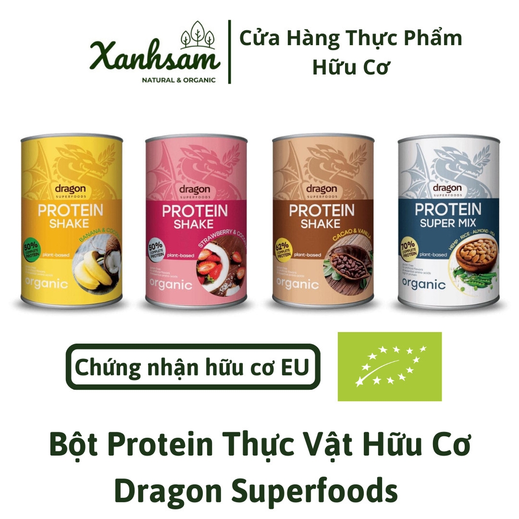 ĐẠM THỰC VẬT SuperFoods hữu cơ hương VANI 918gr - USDA - Orgain - Mỹ