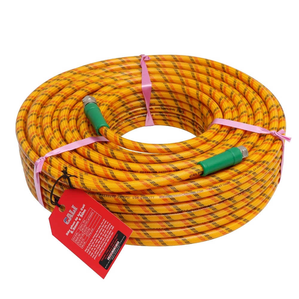 Ống nhựa PVC Cali 8.5mm x 50m Vàng