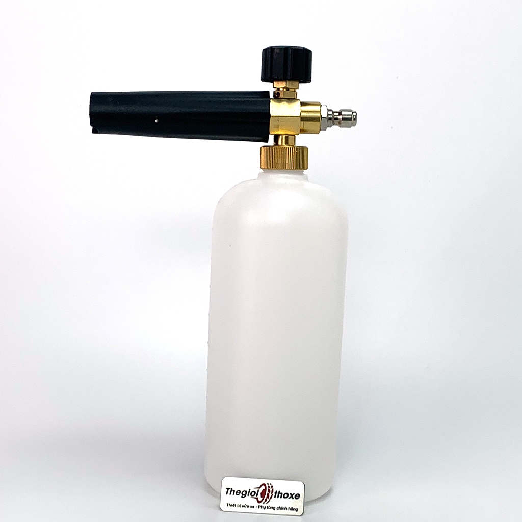 Bình tạo bọt tuyết gắn súng phun rửa xe
