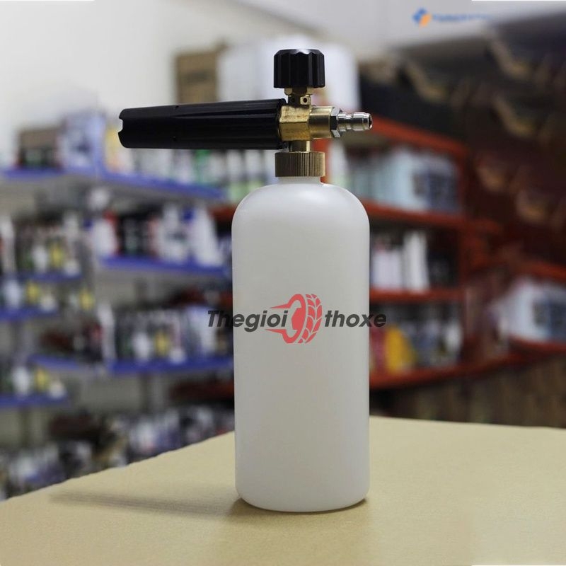 Bình tạo bọt tuyết gắn súng phun rửa xe