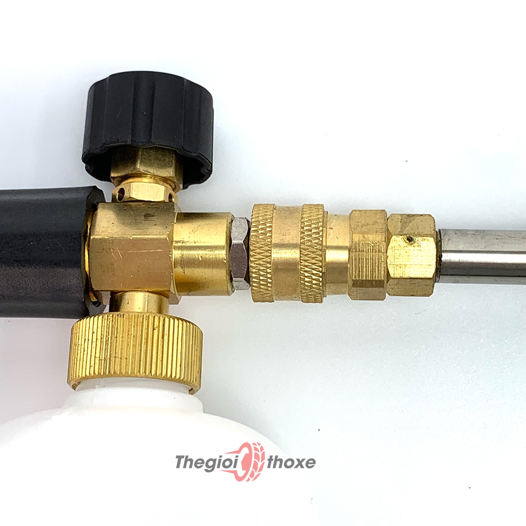 Bình tạo bọt tuyết gắn súng phun rửa xe