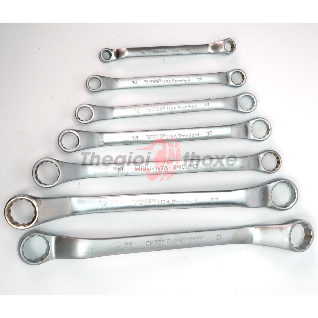 Bộ cờ lê tròng Yeti 8-24 chính hãng - Gồm 7 cây