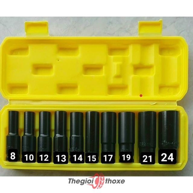 Bộ đầu khẩu vặn ốc dài 8-24mm