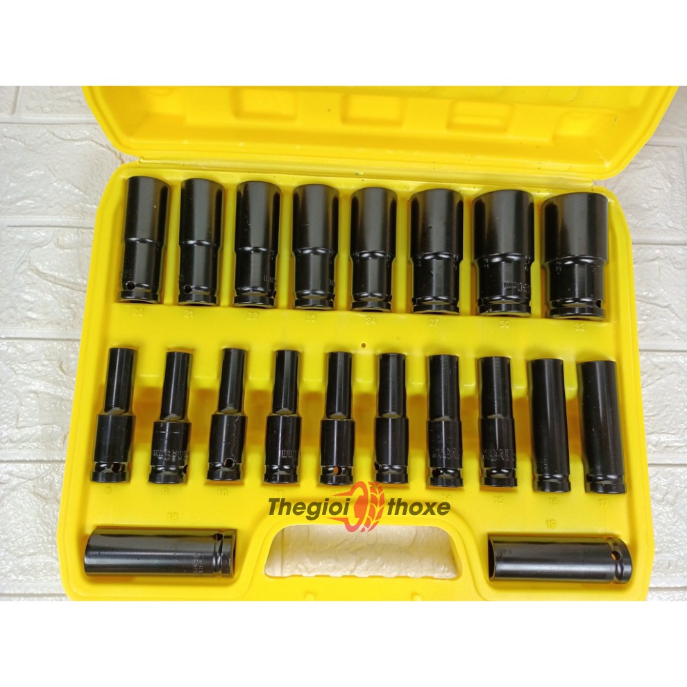 Bộ đầu khẩu vặn ốc dài 8-32mm