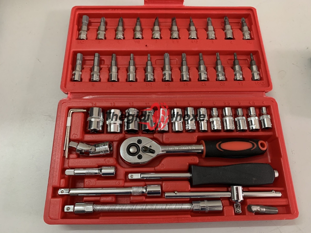 Bộ dụng cụ sửa xe mini 46 chi tiết