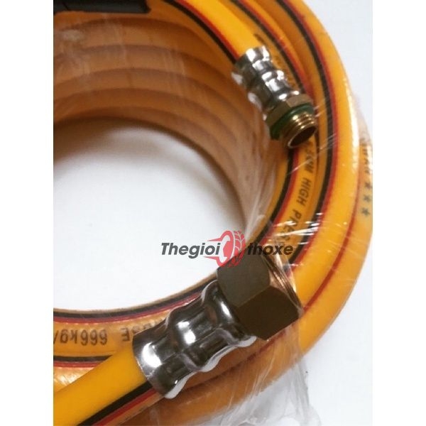 Bộ cos ép dây máy rửa xe (đầu đực + cái + áo ép) - Ren 13 mm