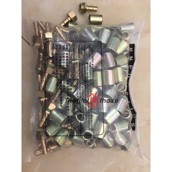 Bộ cos ép dây máy rửa xe (đầu đực + cái + áo ép) - Ren 13 mm