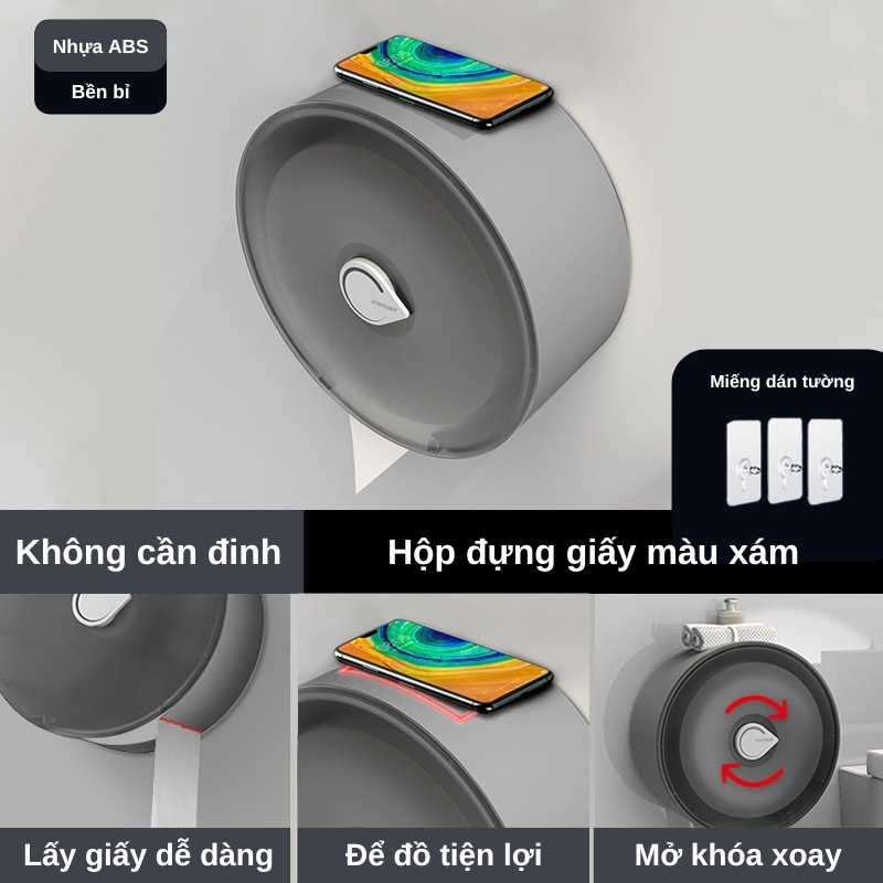 Hộp đựng giấy vệ sinh treo tường Interhasa E51023