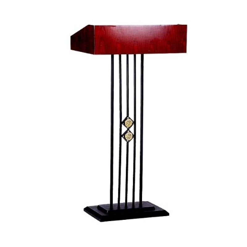 Bục Phát Biểu Gỗ Công Nghiệp Kết Hợp Thép