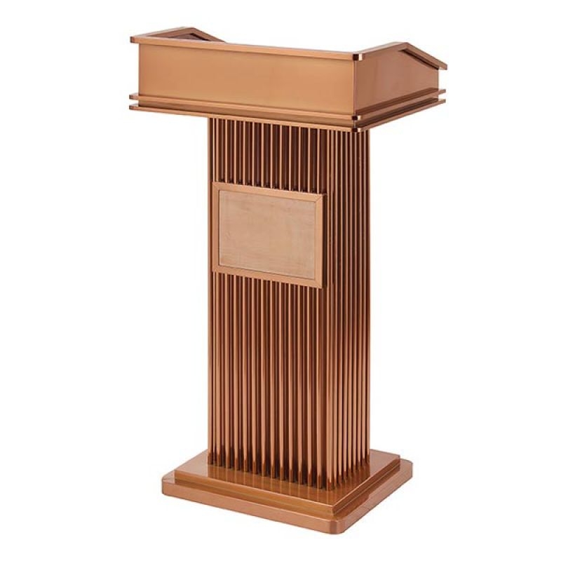 Bục Phát Biểu Inox Mạ Vàng Hồng Cao Cấp