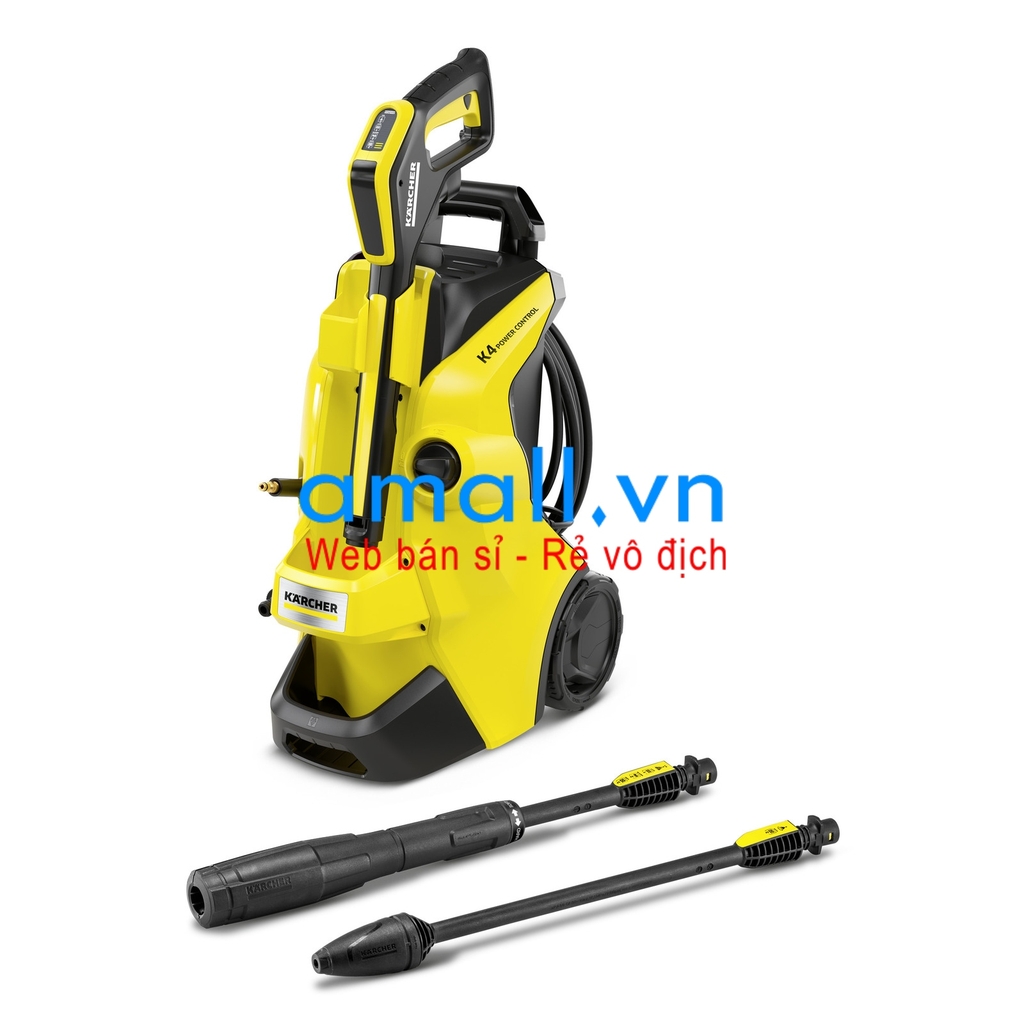 Máy phun rửa áp lực cao Karcher K 4 Power Control động cơ từ, công suất 1800W và áp lực đến 130 bar