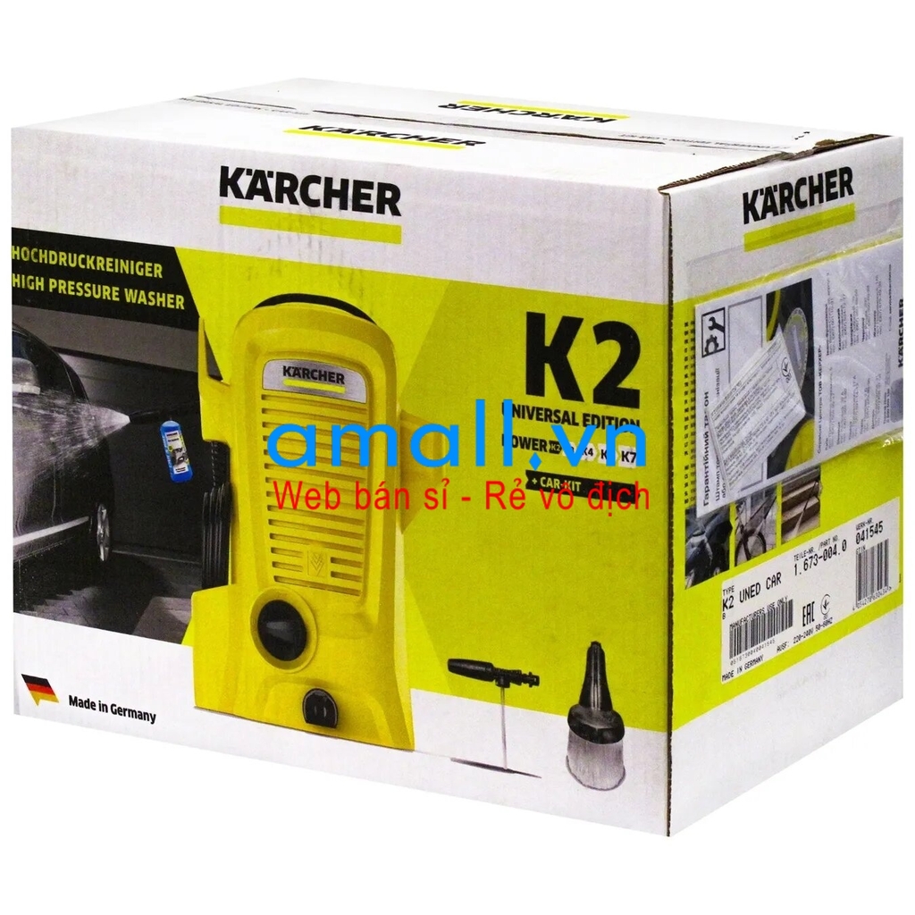 Máy làm sạch áp lực K 2 Universal Edition OJ nhập khẩu từ Đức