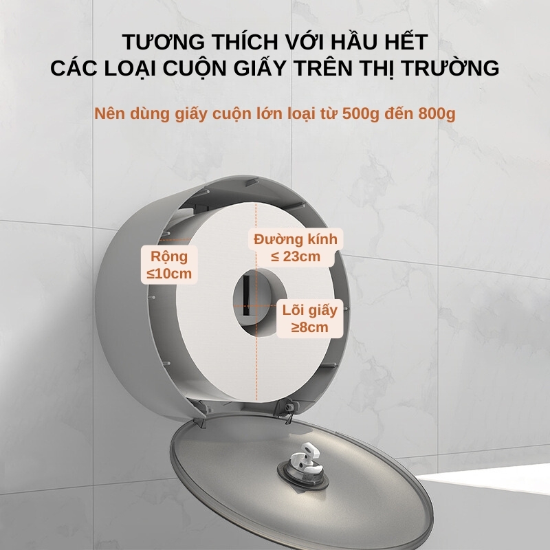 Hộp đựng giấy vệ sinh treo tường Interhasa E51023