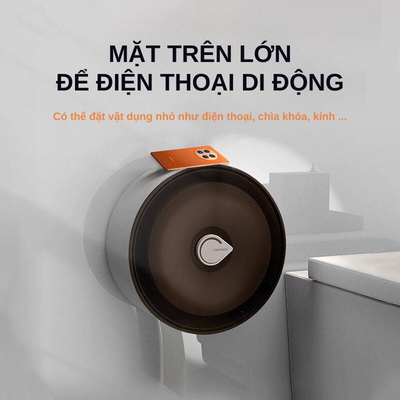 Hộp đựng giấy vệ sinh treo tường Interhasa E51023