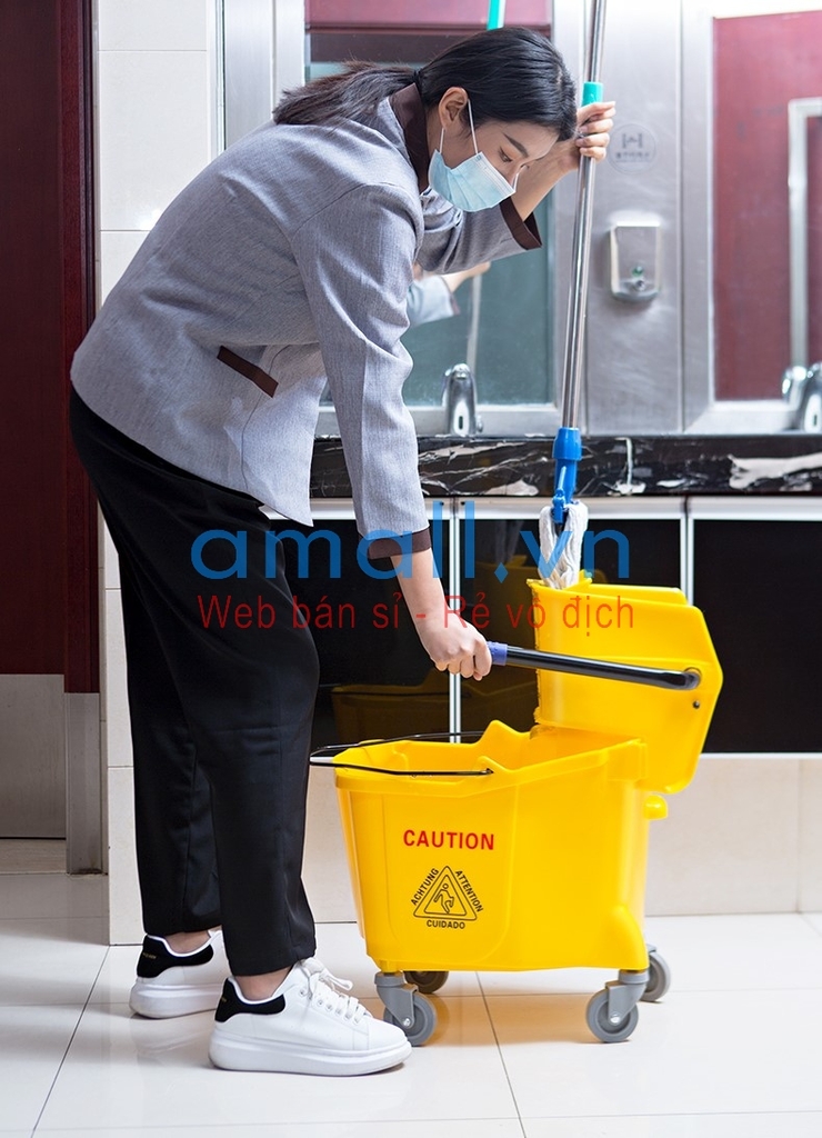 Xe vắt nước đơn dùng vắt nước cây lau nhà 24L B-040C