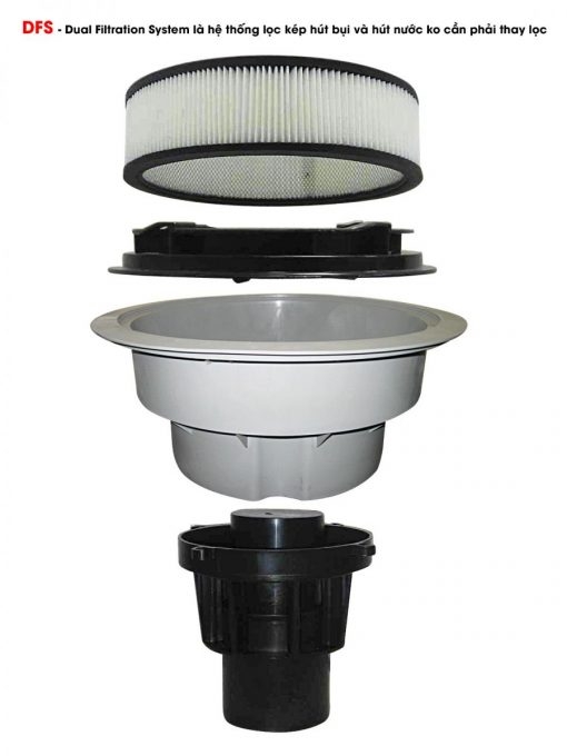 Máy hút bụi khô ướt GP 2/62 W&D ( 2 Motor )