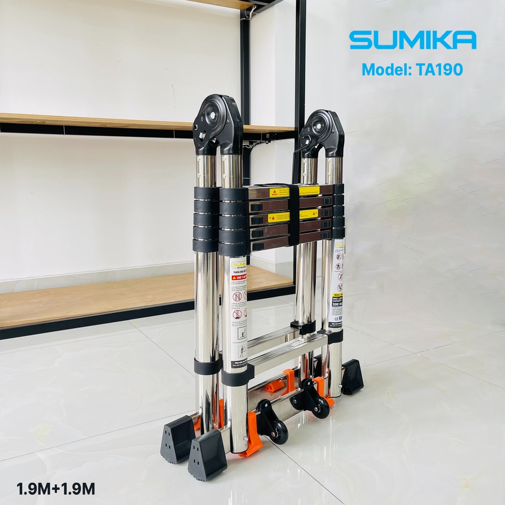 Thang Inox rút chữ A SUMIKA TA190