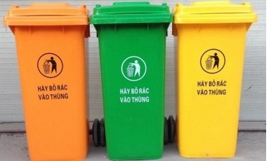 Thùng rác nhựa 120L