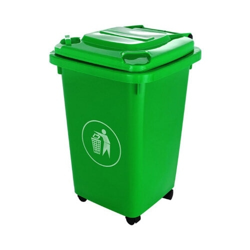 Thùng rác nhựa 60L nắp kín