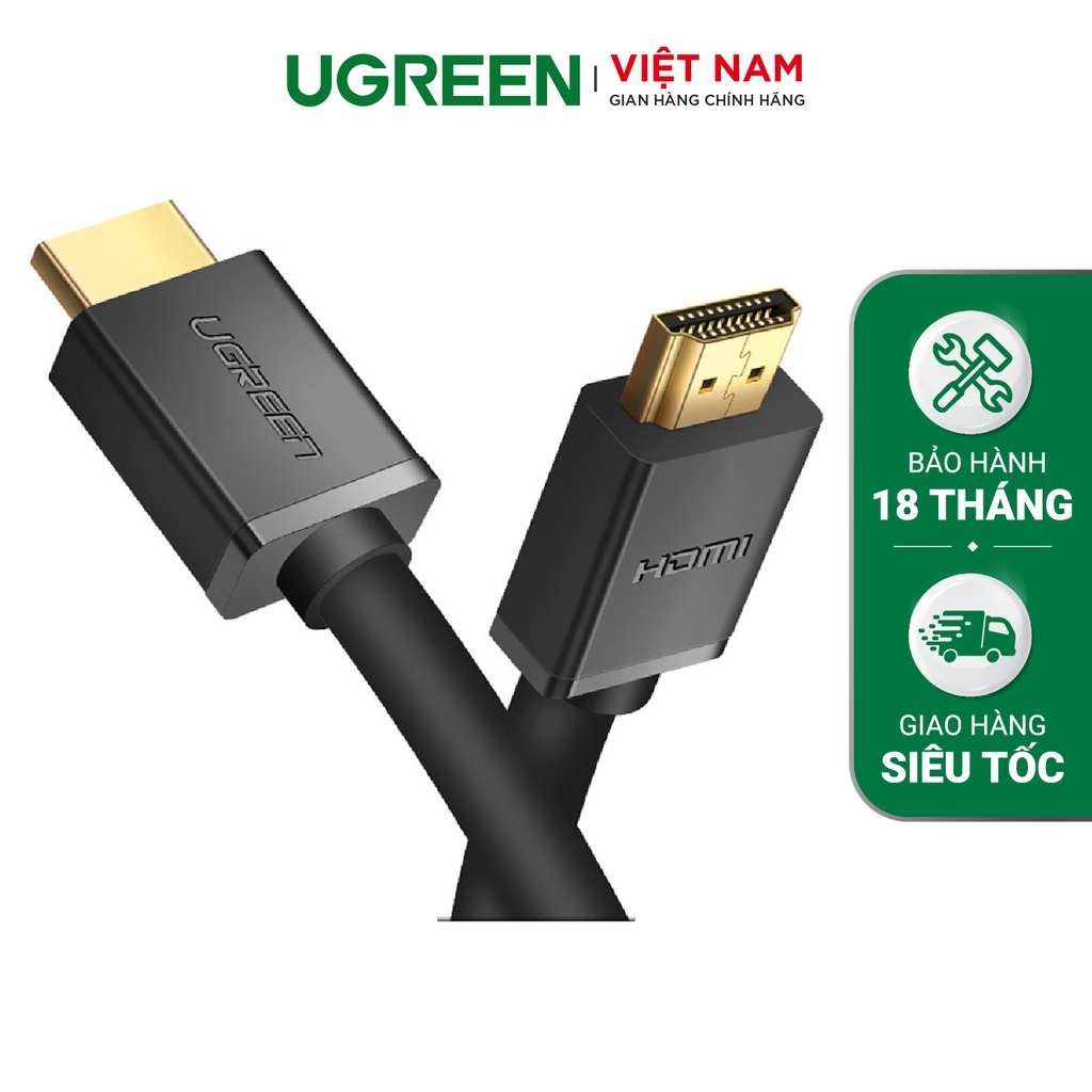 Cáp HDMI Ugreen cao cấp hỗ trợ Ethernet xuất hình ảnh 4K*2K