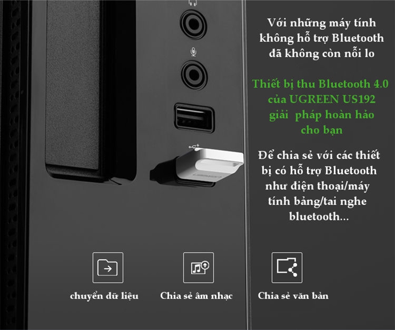 UGREEN USB Bluetooth 4.0 Adpater