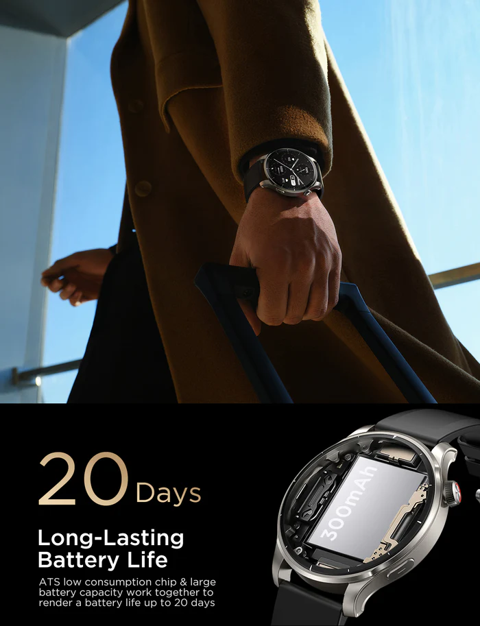 Đồng hồ thông minh Joyroom Venture Series FV1 Smart Watch (Answer/Make Call)-Sunset Grey