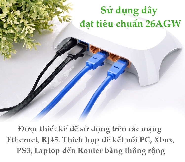 Cáp mạng UGREEN Cat 6 U/UTP Lan Cable