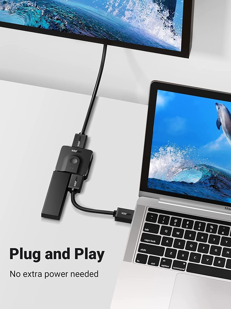 UGREEN HDMI Bidirectional Switch with HDMI Cable