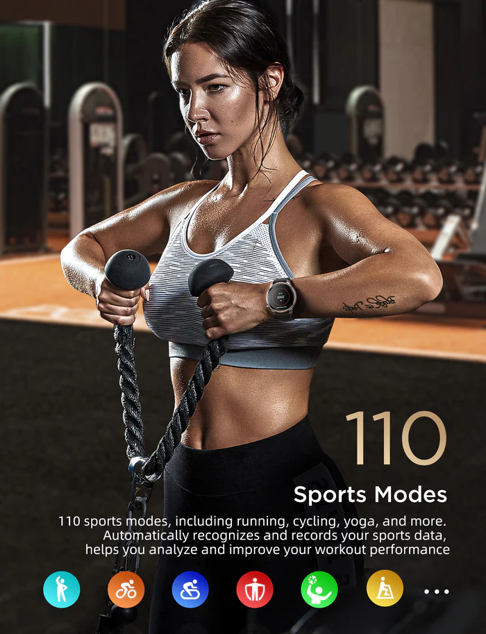 Đồng hồ thông minh Joyroom Venture Series FV1 Smart Watch (Answer/Make Call)-Sunset Grey