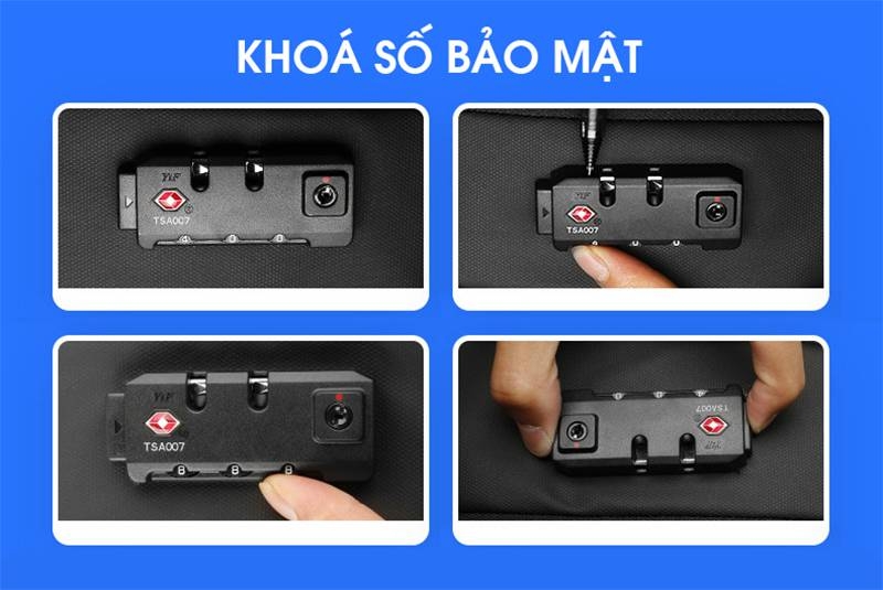 Balo Mark Ryden Protector MR 9405 khóa số , chống nước tích hợp áo mưa