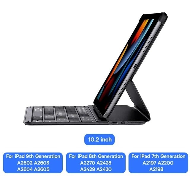 Bàn phím Nam Châm Baseus Brilliance Original Keyboard Case Pro cho iPad Pro 11/12 inch/ iPad Air (BLE 5.3 Pin 150h Bao da + bàn phím)